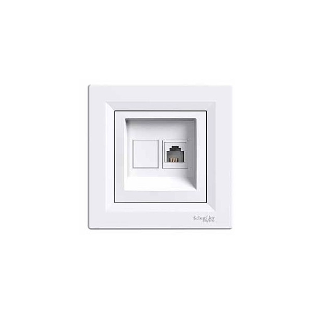 Schneider Electric Asfora 1*Rj11 Beyaz Çerçeveli Prizler Fiyatı