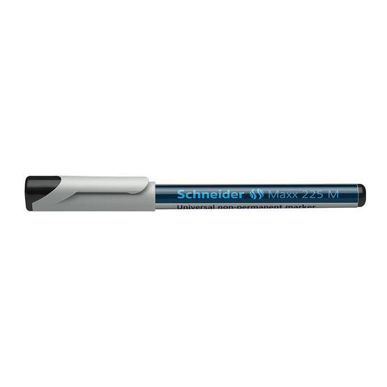 Schneider Maxx 225 M 1 mm Siyah Silinebilir Asetat Markörü