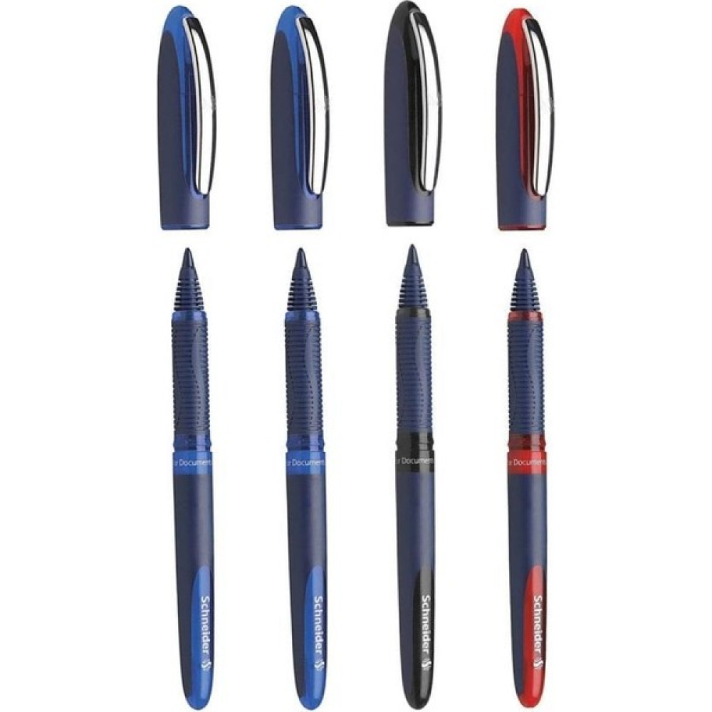 Schneider One Business 0,6 mm Roller Imza Kalemi 2 Mavi 1 Kırmızı 1 Siyah Jel Mürekkepli (Roller) Kalem Fiyatı