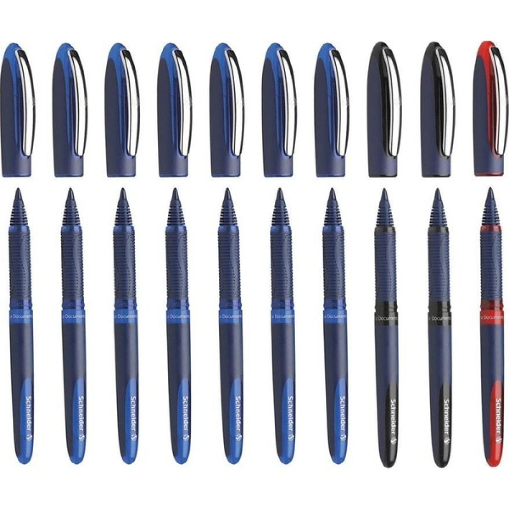 Schneider One Business 0,6 mm Roller Imza Kalemi 7 Mavi 2 Siyah 1 Kırmızı Jel Mürekkepli (Roller) Kalem Fiyatı