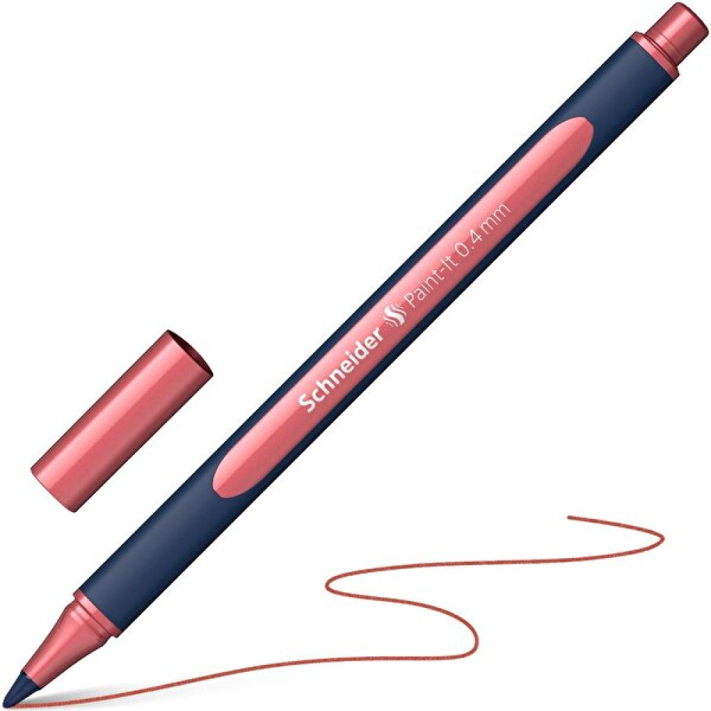 Schneider Paint-It 050 Metalik Rollerball Tükenmez Kalem 0.4 mm Kırmızı Jel Mürekkepli (Roller) Kalem Fiyatı