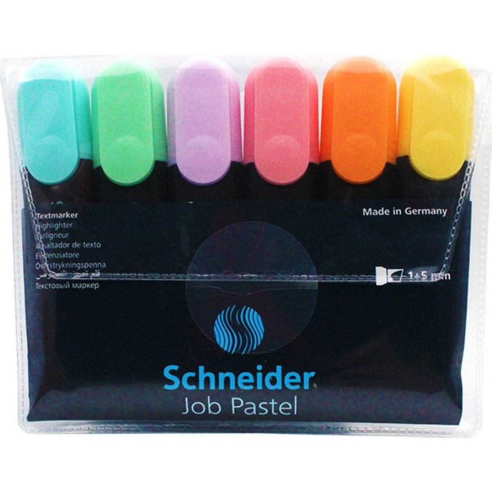 Schneider Textmarker Job Pastel Fosforlu Kalem 6'lı Fosforlu Kalem Fiyatı