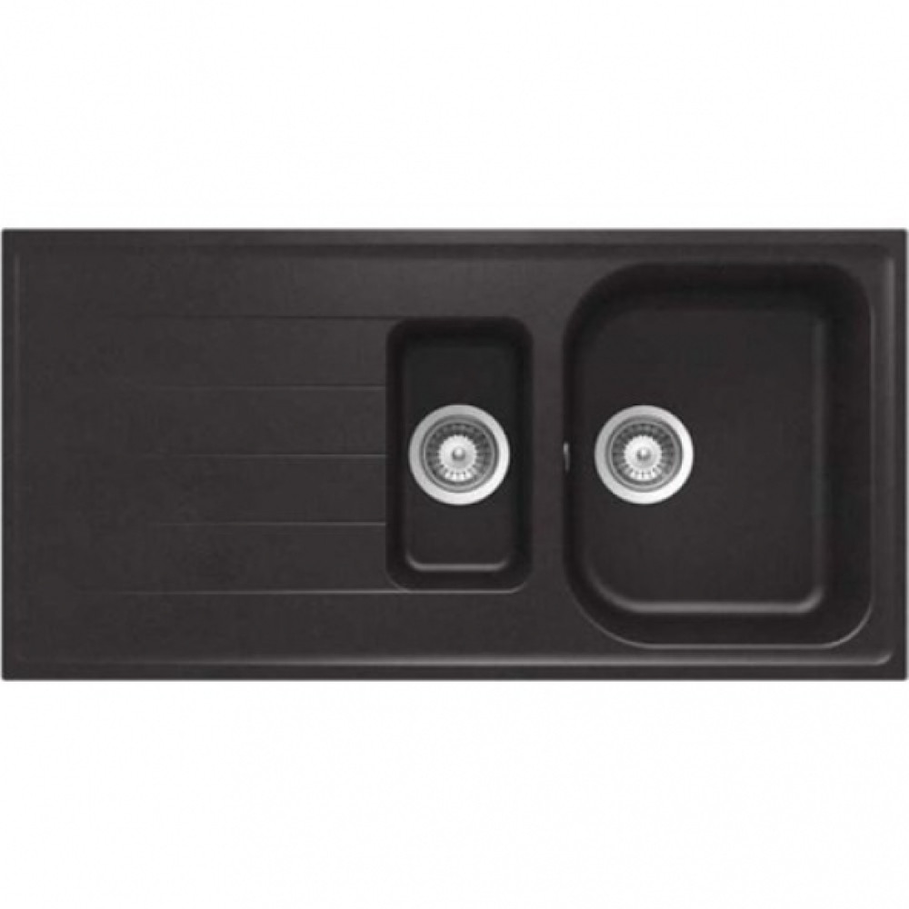 Schock Viola D-150 Tezgah Ustu 1.5 Gozlu 100 Cm Granit Nero Evye Eviyeler Fiyatı