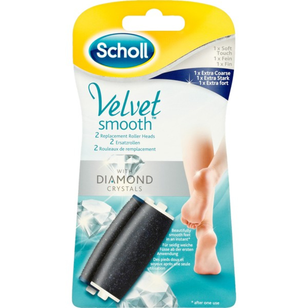 Scholl Velvet Smooth Orta Sert Deriler İçin 2'li Yedek Başlık Seti - 2 Adet Çok Sert Elmas Taneli Yedek Başlık El ve Ayak Bakımı Fiyatı