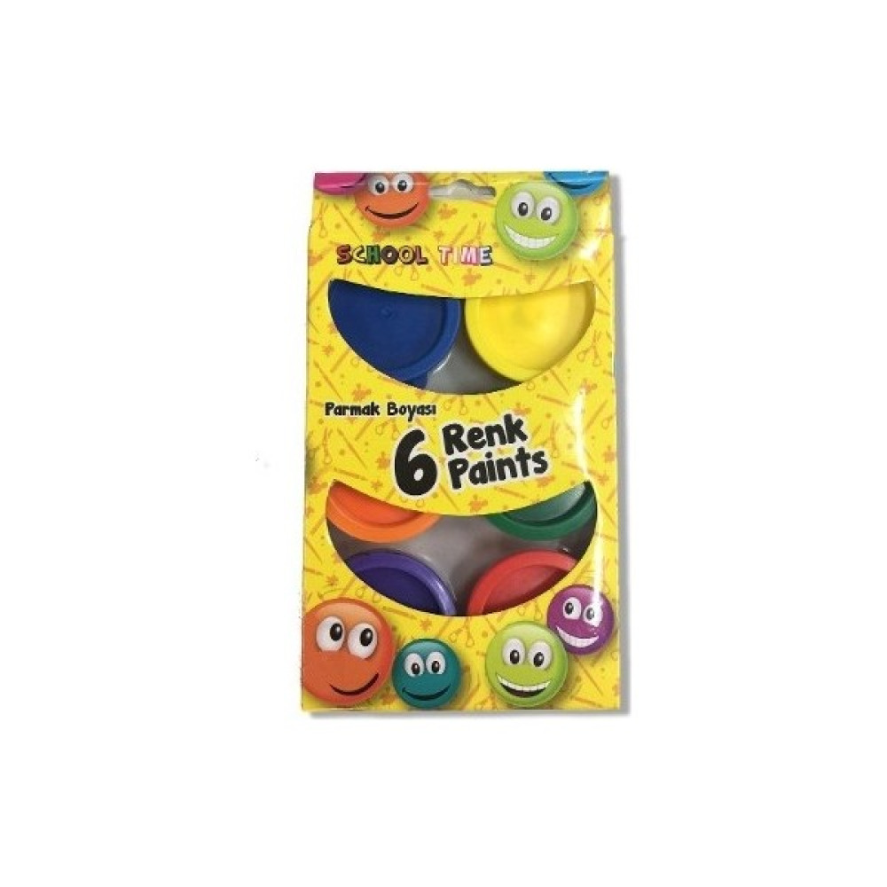 School Time 6'lı Parmak Boyası Yüz & Parmak Boyası Fiyatı