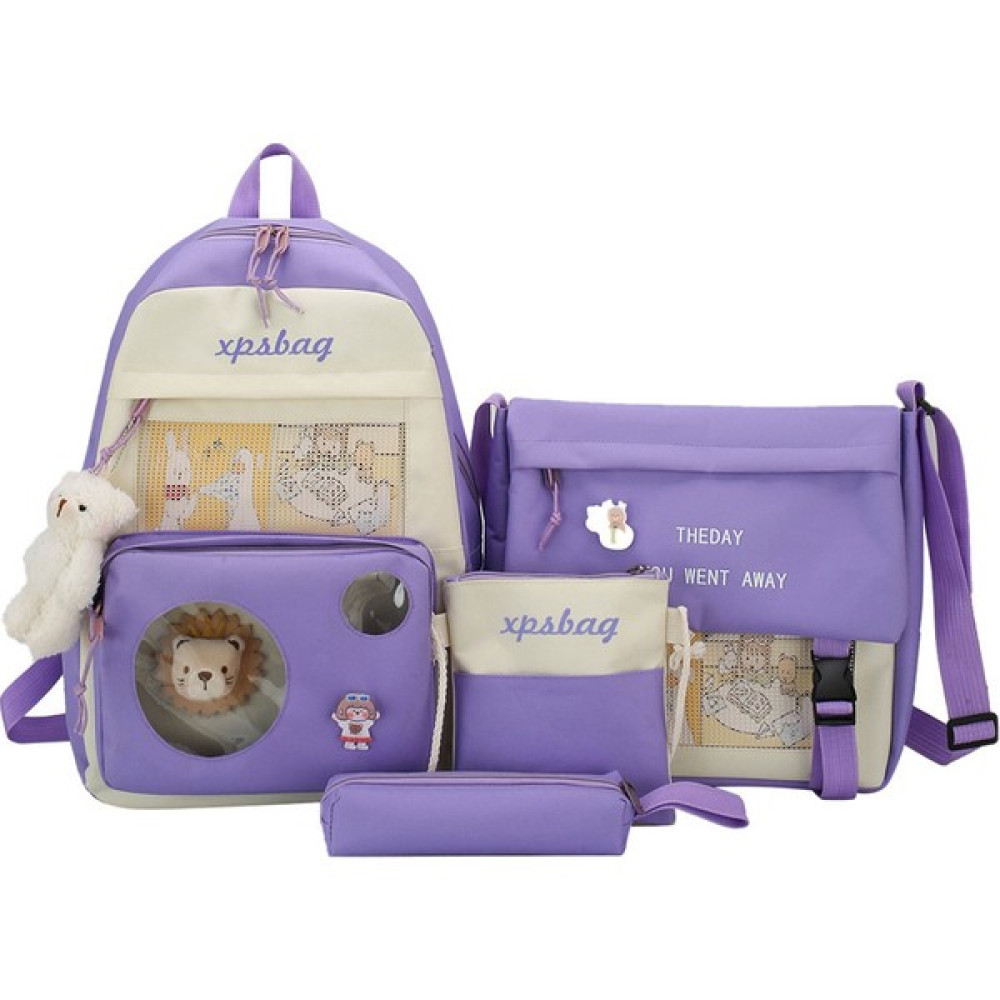 Schoolbag Kızlar Kampüs Ortaokul Öğrencileri Ortaokul Öğrencileri Ilkokul Kızlar Sırt Çantası Sırt Çantası(Yurt Dışından) - Mor Okul Çantası Fiyatı