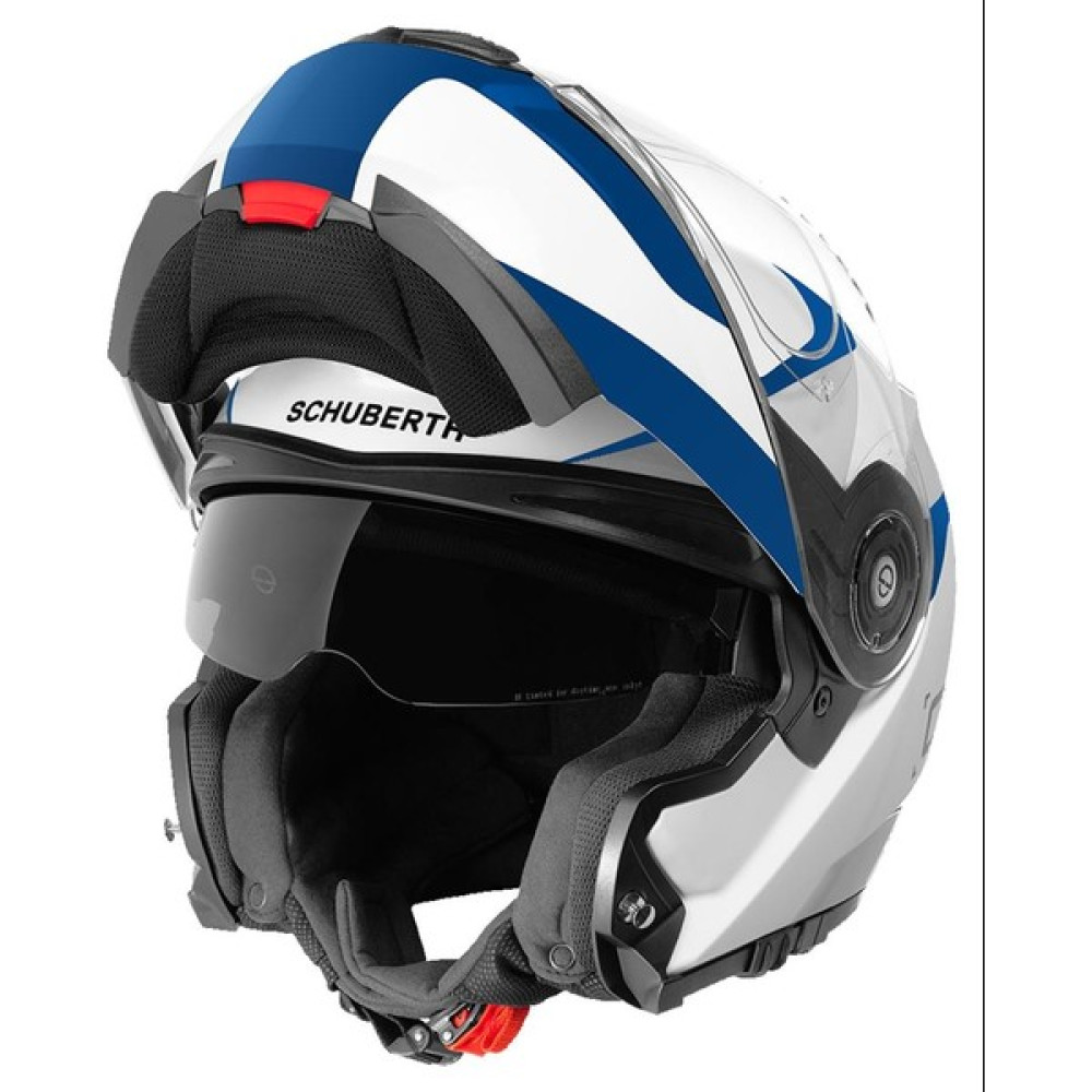 Schuberth C3 Pro Kask Sestante Blue - M - Siyah - Mavi - Beyaz Motorsiklet Kaskları Fiyatı