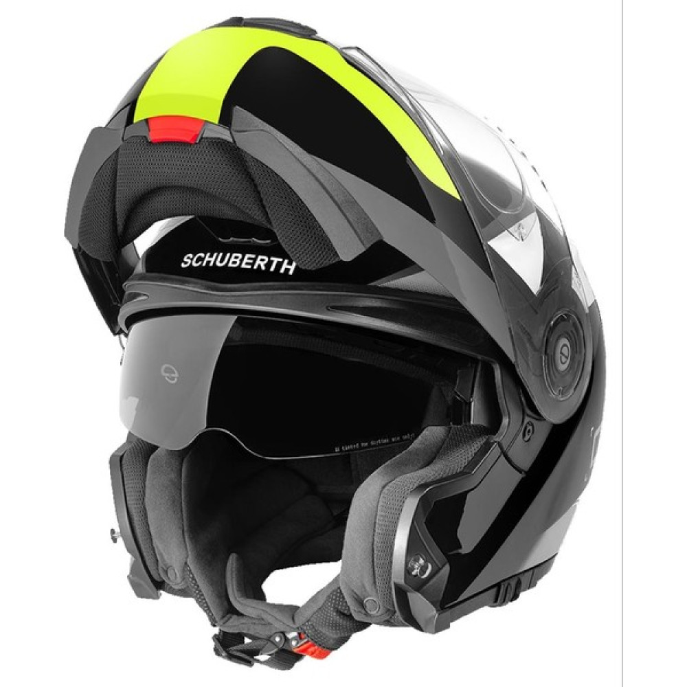 Schuberth C3 Pro Kask Sestante Yellow - XL - Siyah - Neon Yeşil Motorsiklet Kaskları Fiyatı