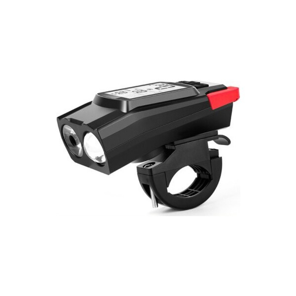 Schulzz 2xxm-T6 LED 3 In 1 Hız Gösterge Korna Bisiklet Farı 4000MAH Pil - Siyah Oto Boyaları Fiyatı