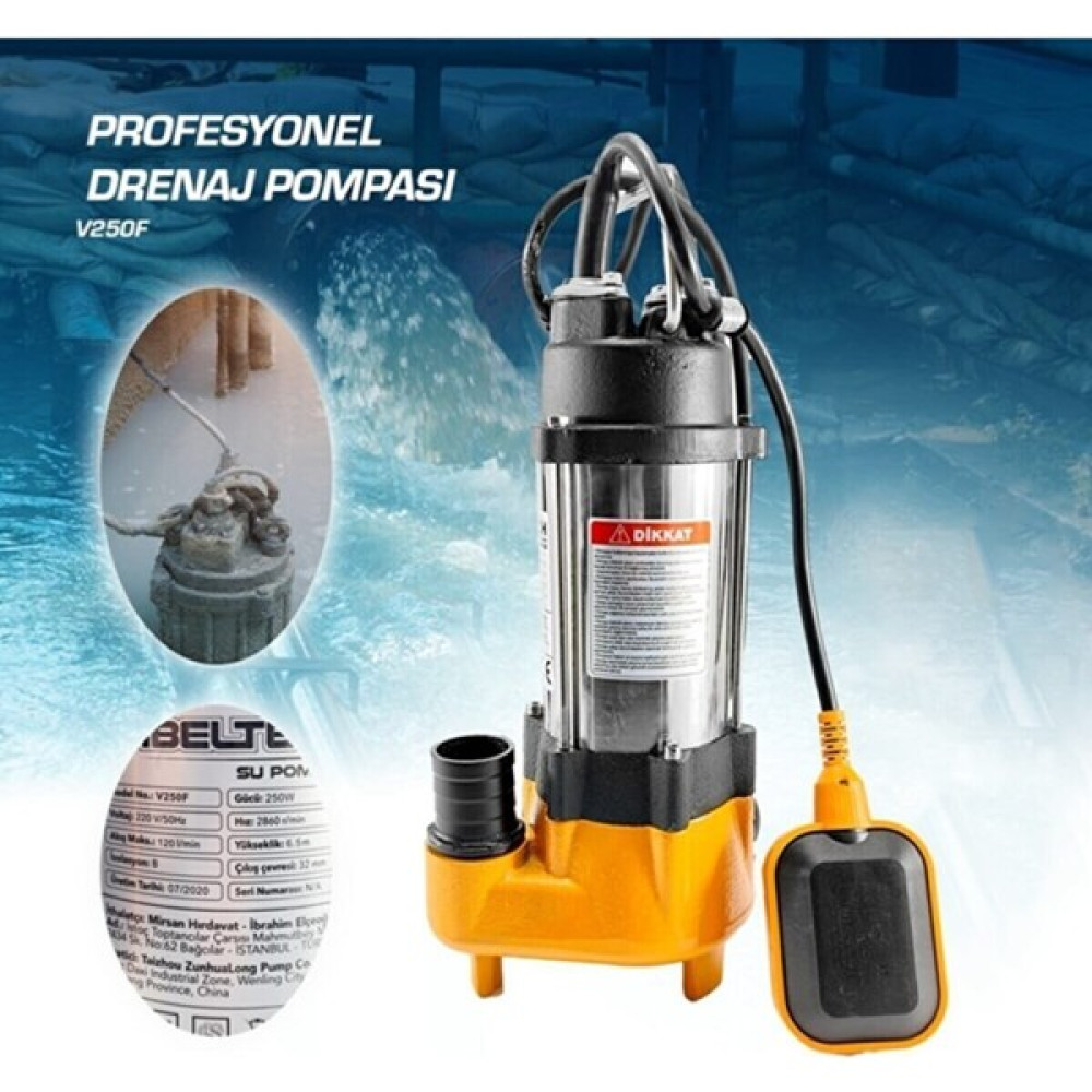 Schutzenger 450DF Bıçaklı Öğütücü Foseptik Dalgıç Pompa 1 Hp Kirli Su Dalgıç Pompa 450DF Bıçaklı Su Motoru Fiyatı