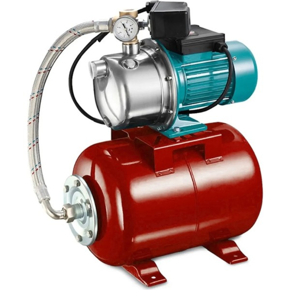 Schutzenger German 2 Hp Bakır Sargı Otomatik Paslanmaz Hidrofor 6 Kat 6 Daire 24 Litre Tanklı 70 Metre Dik Su Motoru Fiyatı