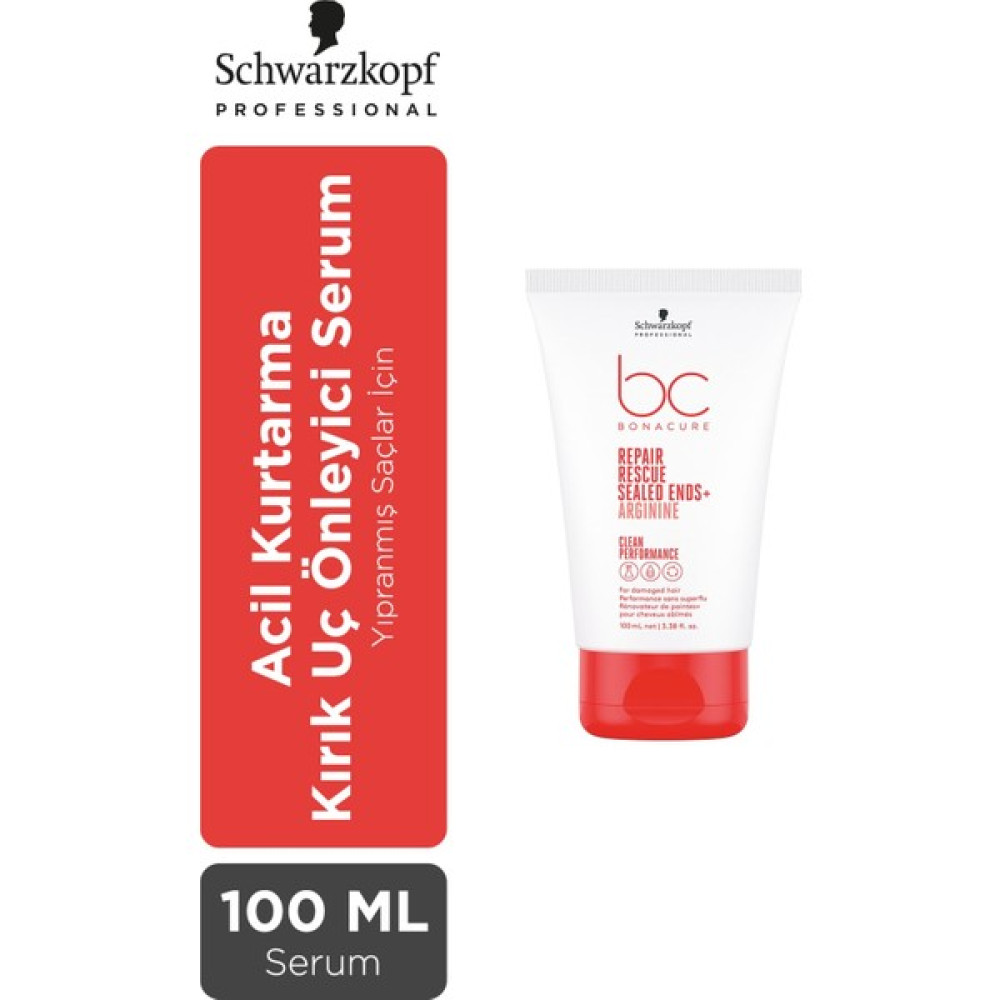 Schwarzkopf Bc Clean Acil Kurtarma Kırık Uç Önleyici Bakım Serum 100 ml - BC BONACURE Saç Bakım Maskeleri & Serumlar & Spreyler Fiyatı