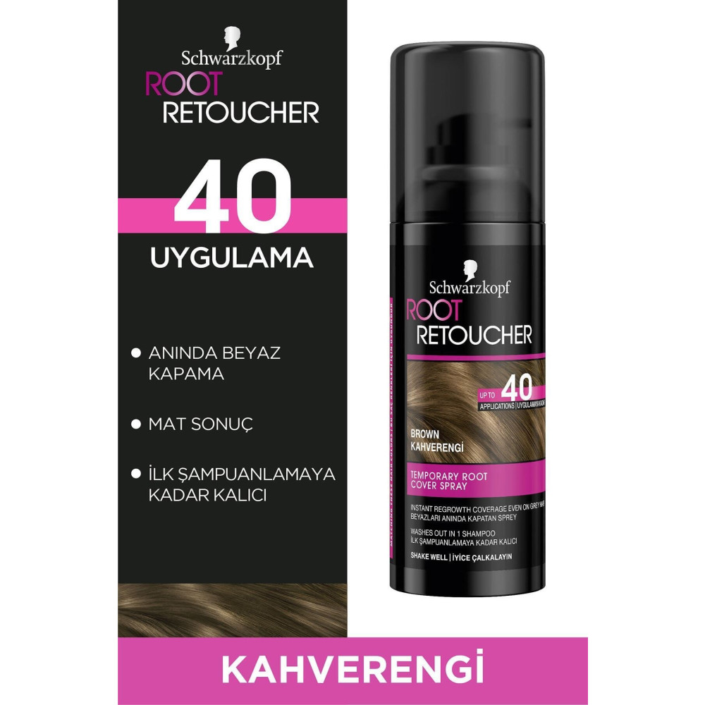 Schwarzkopf Beyazları Anında Kapatan Sprey Boya Kahverengi 120 ml Saç Boyası Fiyatı
