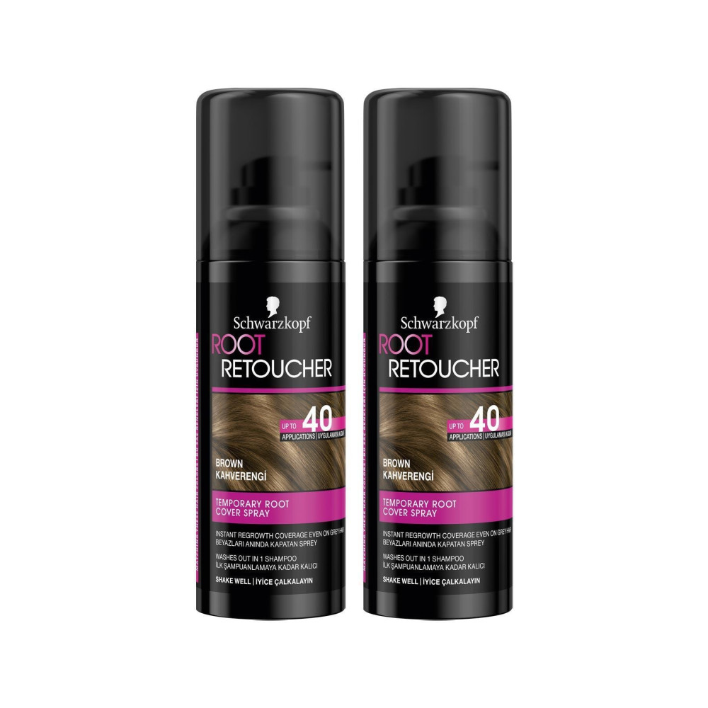 Schwarzkopf Beyazları Anında Kapatan Sprey Boya Kahverengi 120 ml X 2 Adet Saç Boyası Fiyatı