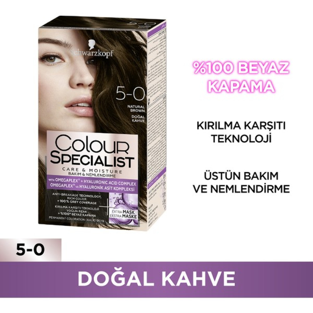 Schwarzkopf Colour Specialist Saç Boyası Doğal Kahve 5-0 Saç Boyası Fiyatı