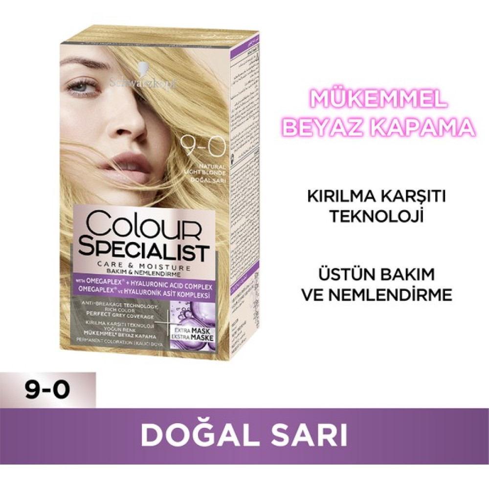 Schwarzkopf Colour Specialist Saç Boyası Doğal Sarı 9-0 Saç Boyası Fiyatı