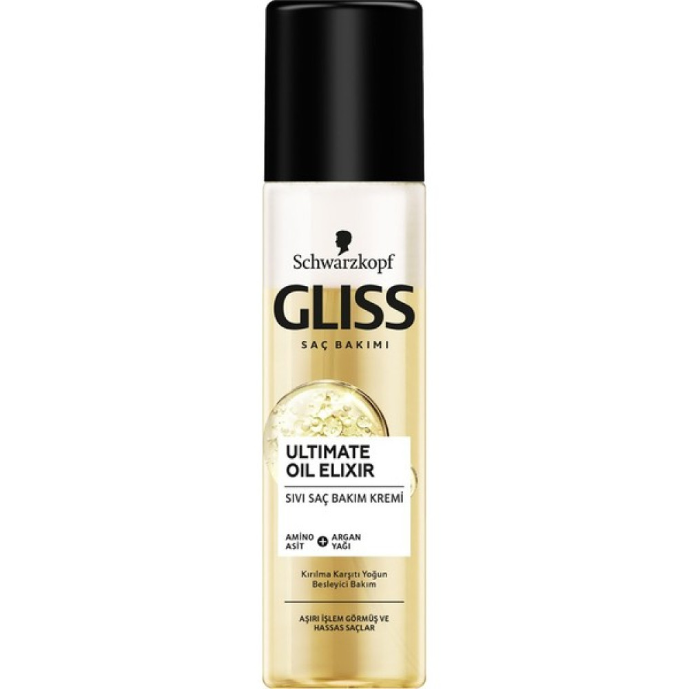 Schwarzkopf Gliss Ultimate Oil Elixir Sıvı Saç Bakım Spreyi 200ML Saç Şekillendirici Sprey Fiyatı