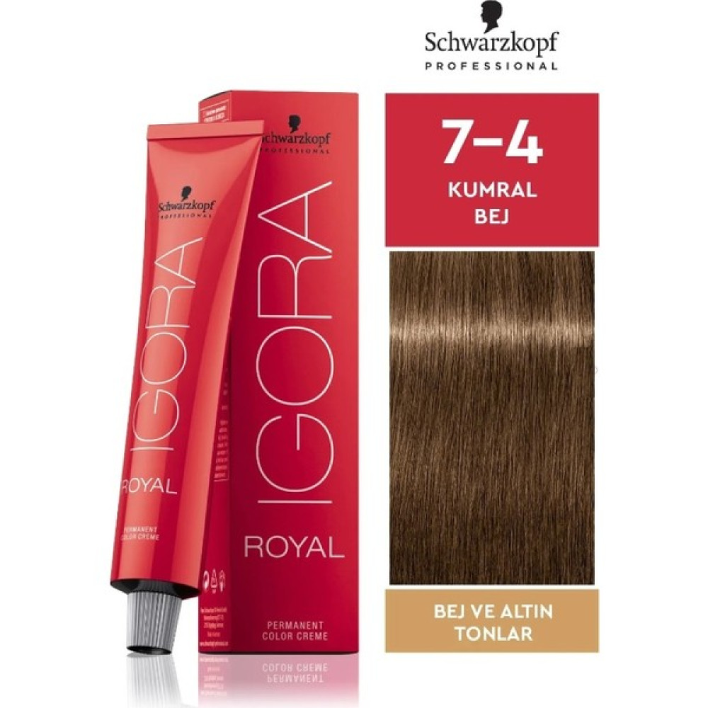 Schwarzkopf Igora Royal Saç Boyası 7-4 Kumral bej 60 ml Saç Boyası Fiyatı