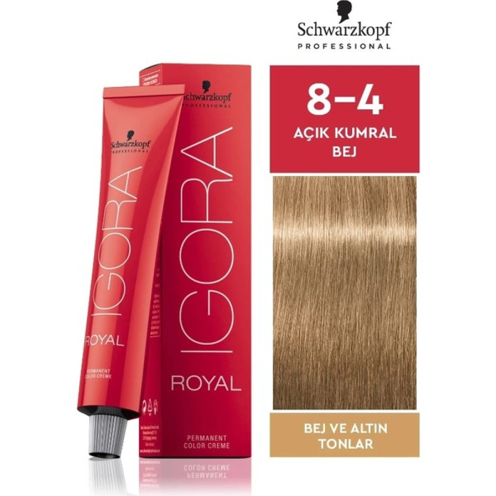 Schwarzkopf Igora Royal Saç Boyası 8-4 Açık Kumral Bej 60 ml Saç Boyası Fiyatı