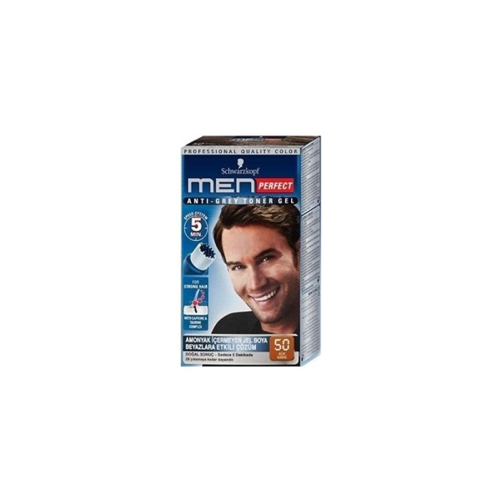 Schwarzkopf Men Perfect 50 Açık Kahve Saç Boyası Saç Boyası Fiyatı