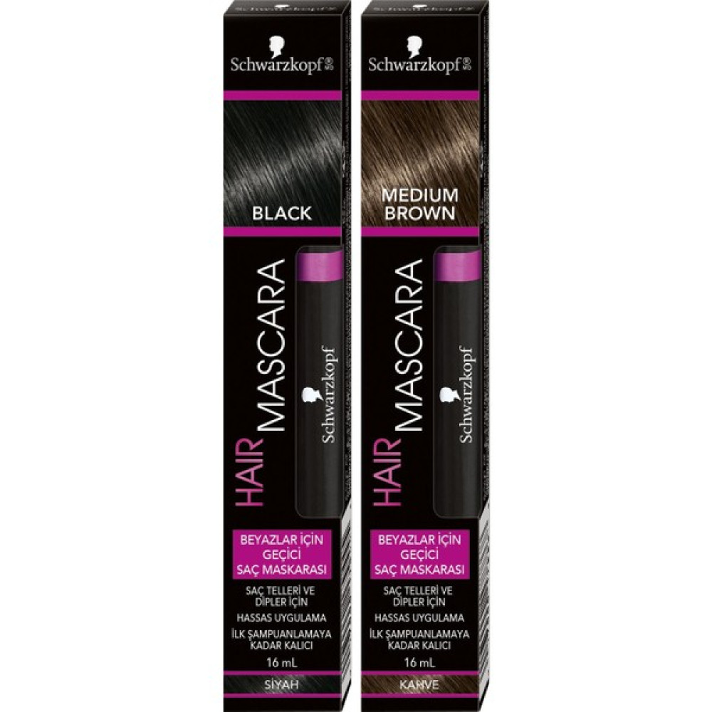 Schwarzkopf Saç Maskarası Orta Kahve x 2 Adet Saç Boyası Fiyatı