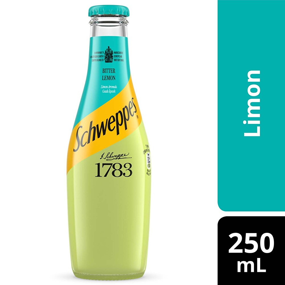 Schweppes Limon Aromalı Gazlı İçecek Cam 250 ml Gazlı İçecek Fiyatı