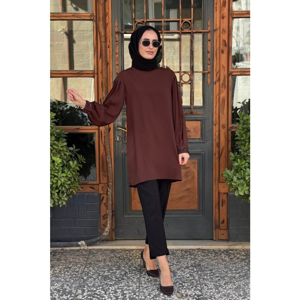 Scl Tunik 10002521211014 Kahve Tunik Fiyatı