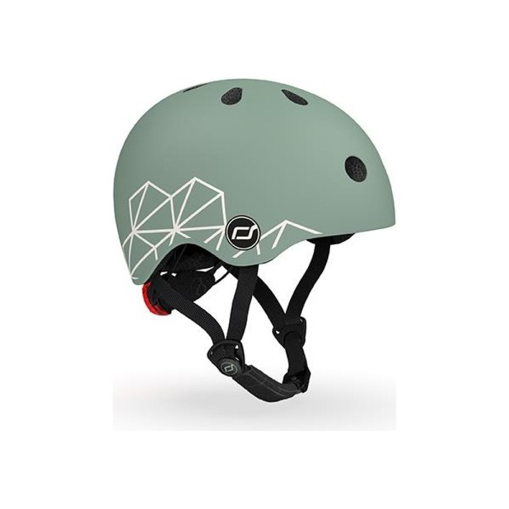 Scoot And Ride Lifestyle Bebek Kaskı Xxs-S Green Lines 181206-96562 Motorsiklet Kaskları Fiyatı