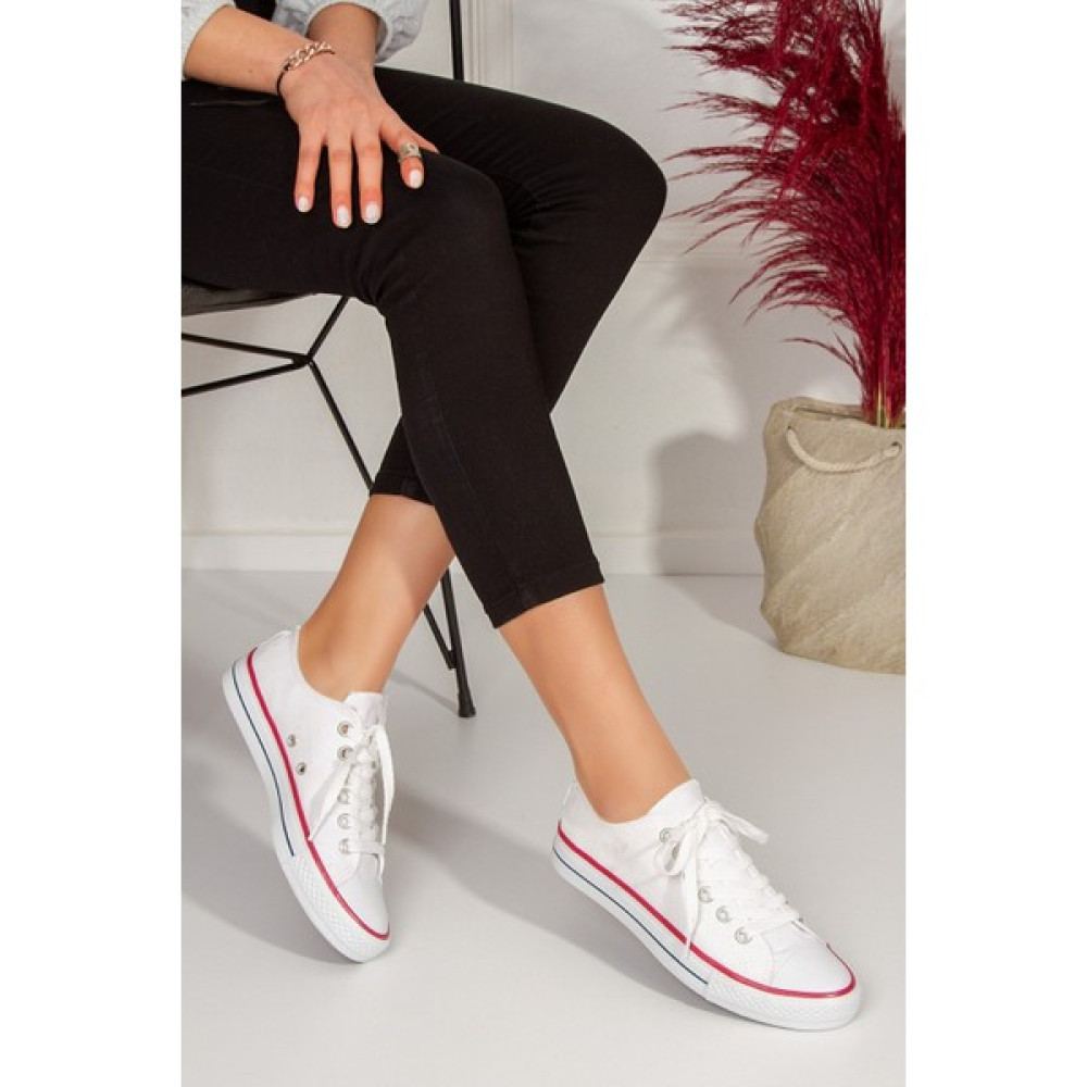 Scoperta Kadın Keten Sneaker Spor Ayakkabı Fiyatı