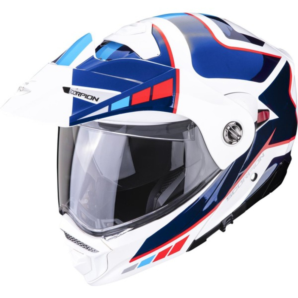 Scorpion Adx-2 Camino Adv Motosiklet Kaskı (Mavi / Kırmızı) - XXL Motorsiklet Kaskları Fiyatı