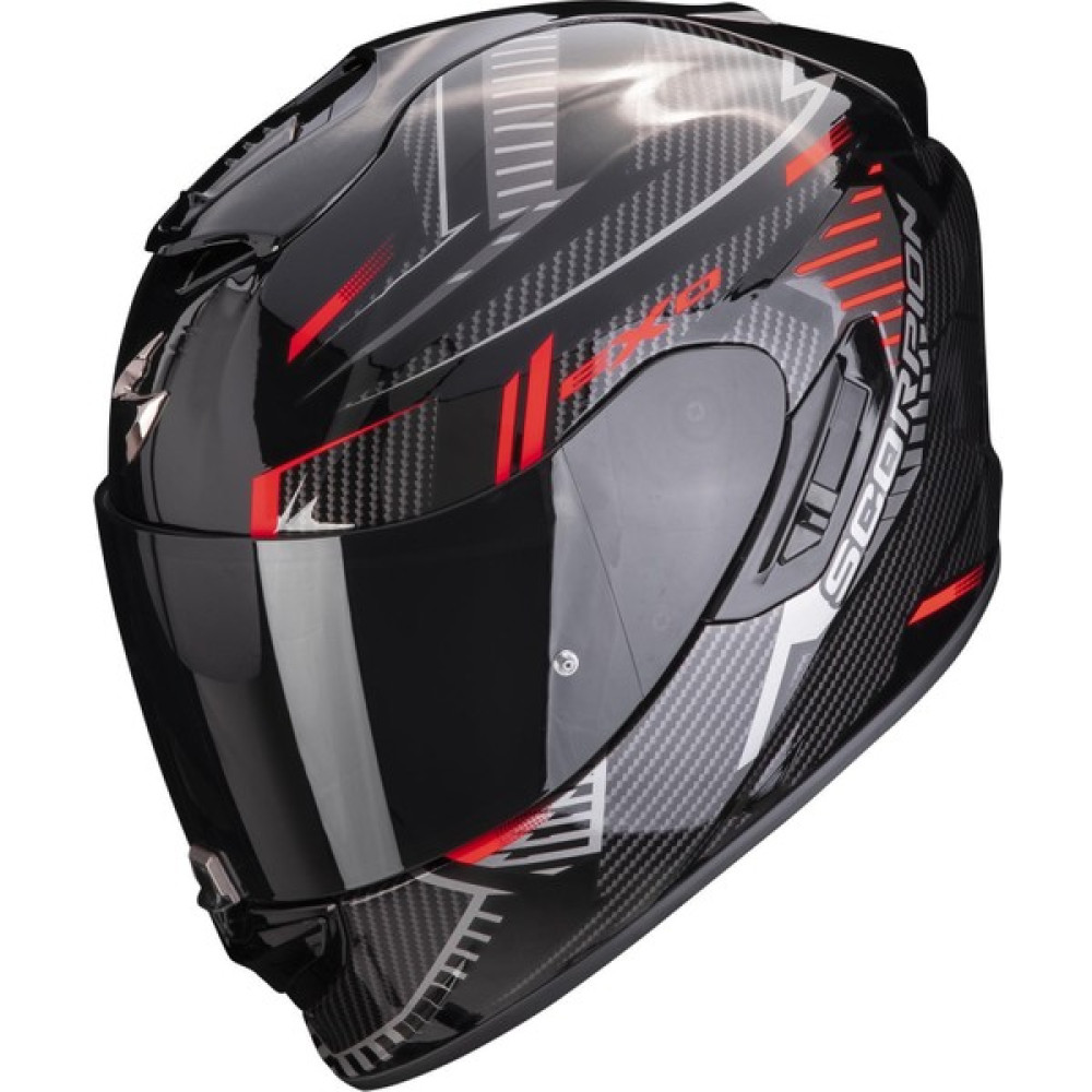 Scorpion Exo 1400 Evo Air Shell Kapalı Motosiklet Kaskı (Siyah / Kırmızı) - L Motorsiklet Kaskları Fiyatı