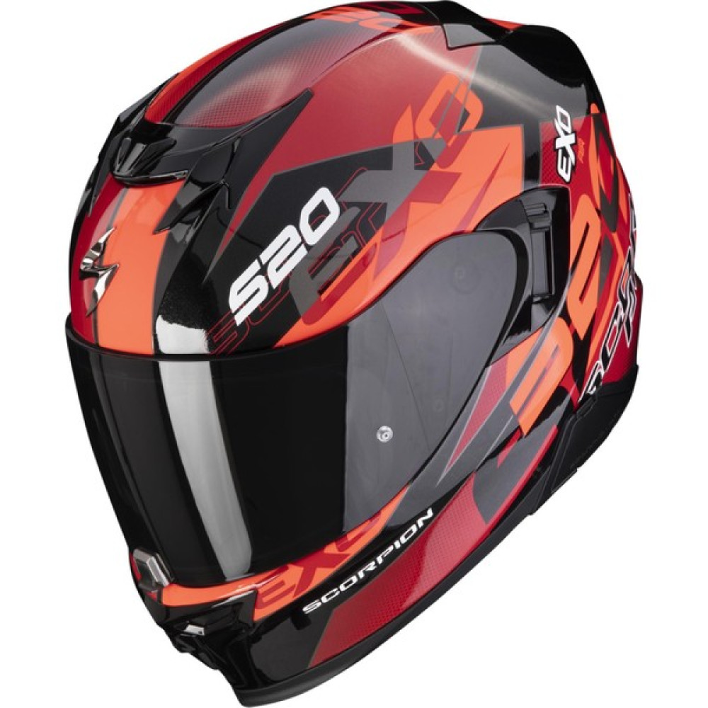 Scorpion Exo 520 Evo Air Cover Kapalı Motosiklet Kaskı (Mat Siyah / Kırmızı) - L Motorsiklet Kaskları Fiyatı
