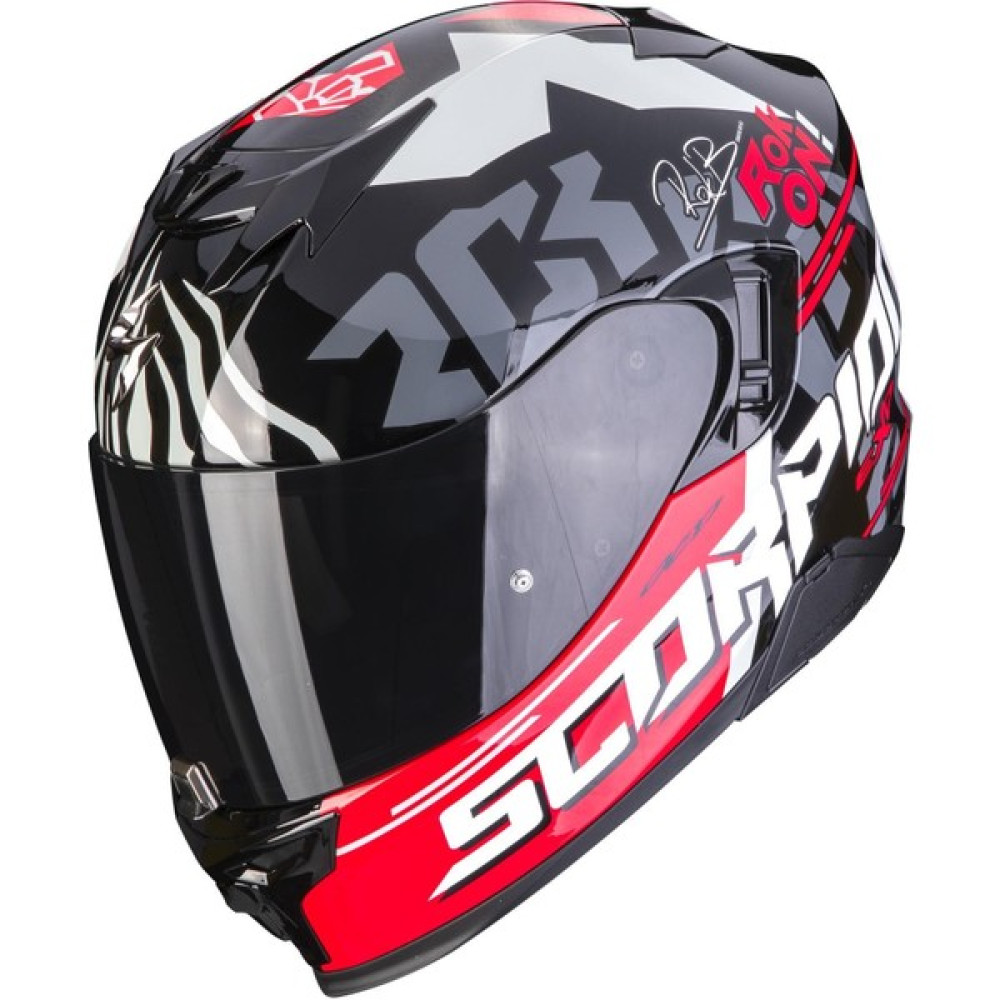 Scorpion Exo 520 Evo Air Rok Bagoros Kapalı Motosiklet Kaskı (Siyah / Kırmızı) - S Motorsiklet Kaskları Fiyatı