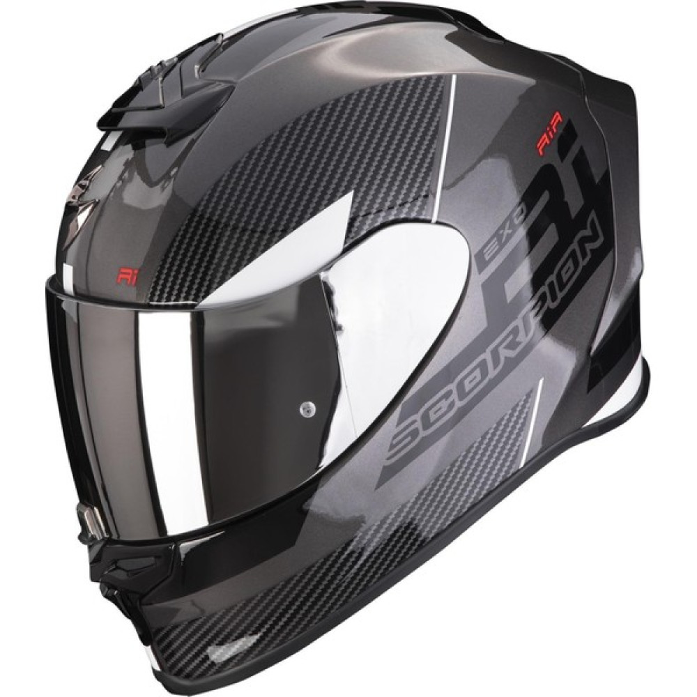 Scorpion Exo R1 Evo Air Final Spor Motosiklet Kaskı (Gri / Siyah / Beyaz) - S Motorsiklet Kaskları Fiyatı