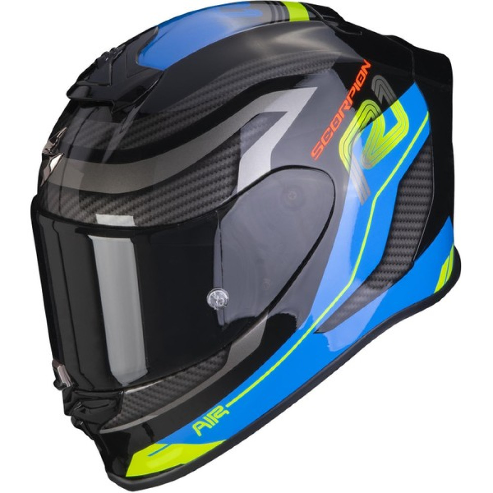 Scorpion Exo R1 Evo Air Vatis Spor Motosiklet Kaskı (Siyah / Mavi) - L Motorsiklet Kaskları Fiyatı