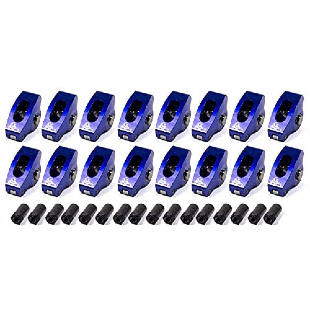 Scorpion Performance 1017 1.6 Ratio Roller Rocker Arm for Small Block Ford - Pack of 16