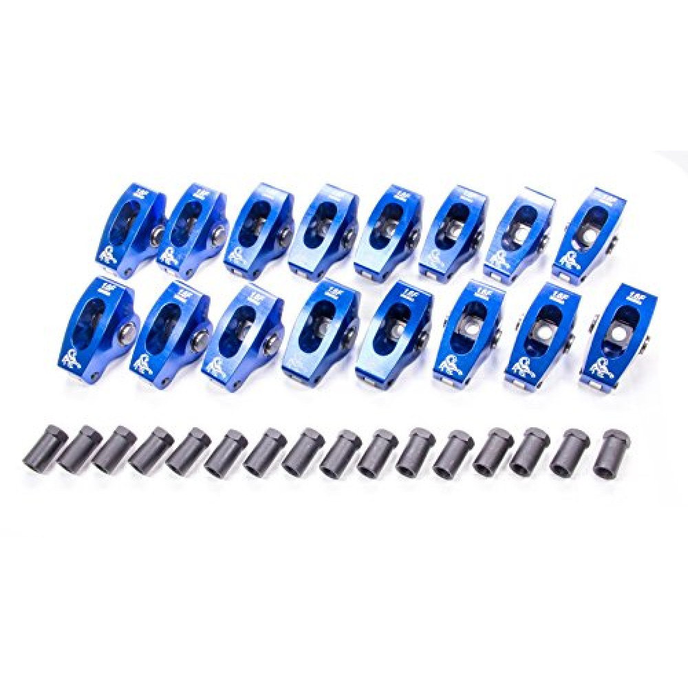 Scorpion Performance 1018 1.6 Ratio Roller Rocker Arm for Small Block Ford - Pack of 16