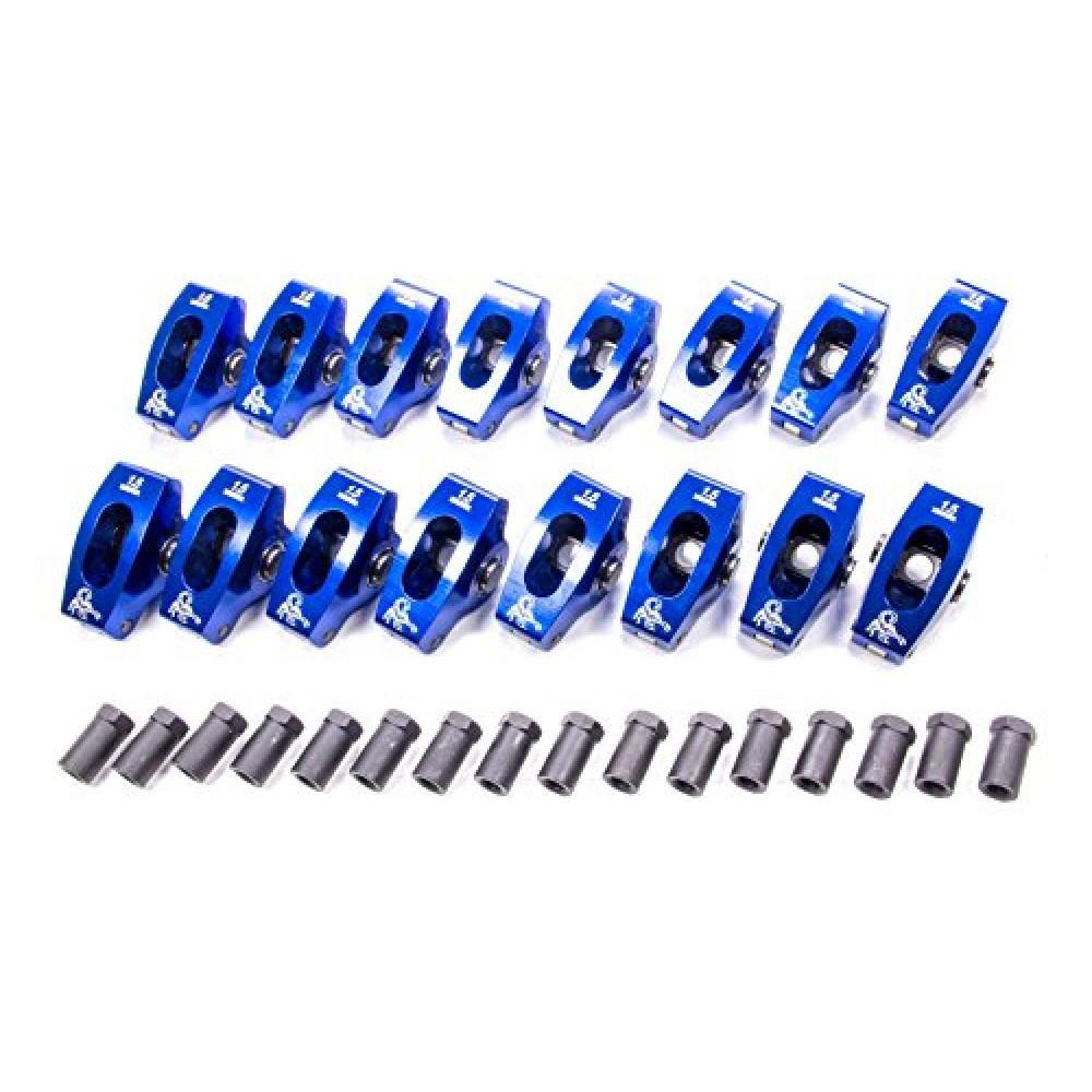 Scorpion Performance 1028 1.5/1.6 Ratio Roller Rocker Arm for Small Block Chevy - Pack of 16