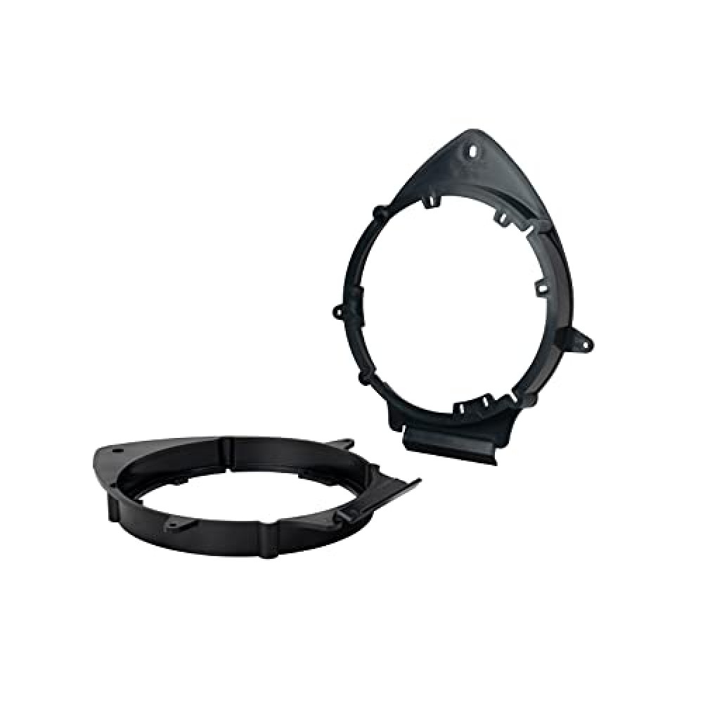 Scosche SAGMHR634 6.5”-6.75” Speaker Adapters Compatible with Select 2005-20 GM Vehicles - 6 1/2" to 6 3/4" Adapter Spacer for Car Door Speakers - Sold in Pairs - See Fit Guide in Image for Vehicles