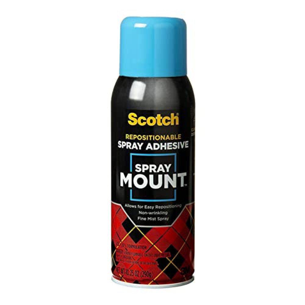 Scotch 6065 Spray Mount Adhesive, Repositionable,10.25 oz.