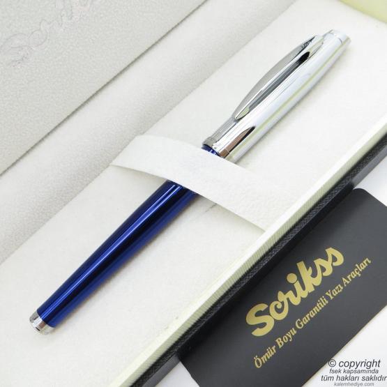 Scrikss 39 Lacivert-Krom Dolma Kalem