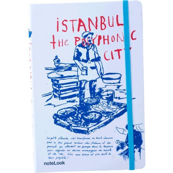 Scrikss A6 İstanbul Balıkçı Çizgili Not Defteri Not Defteri & Bloknot Fiyatı