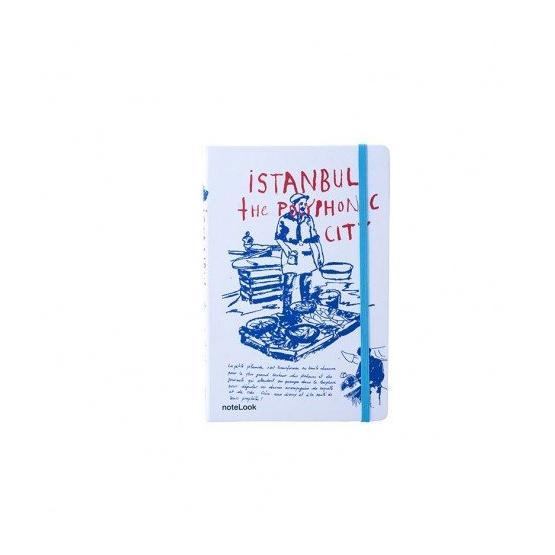 Scrikss A6 İstanbul Balıkçı Çizgili Not Defteri