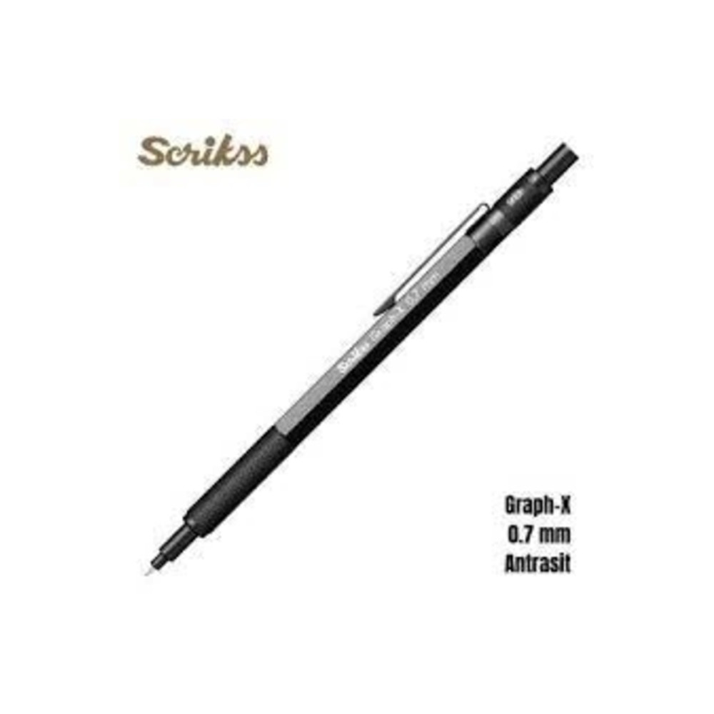 Scrikss Graph-x 0.7 Mm Versatil Kalem Antrasit Kalem & Yazı Gereçleri Fiyatı