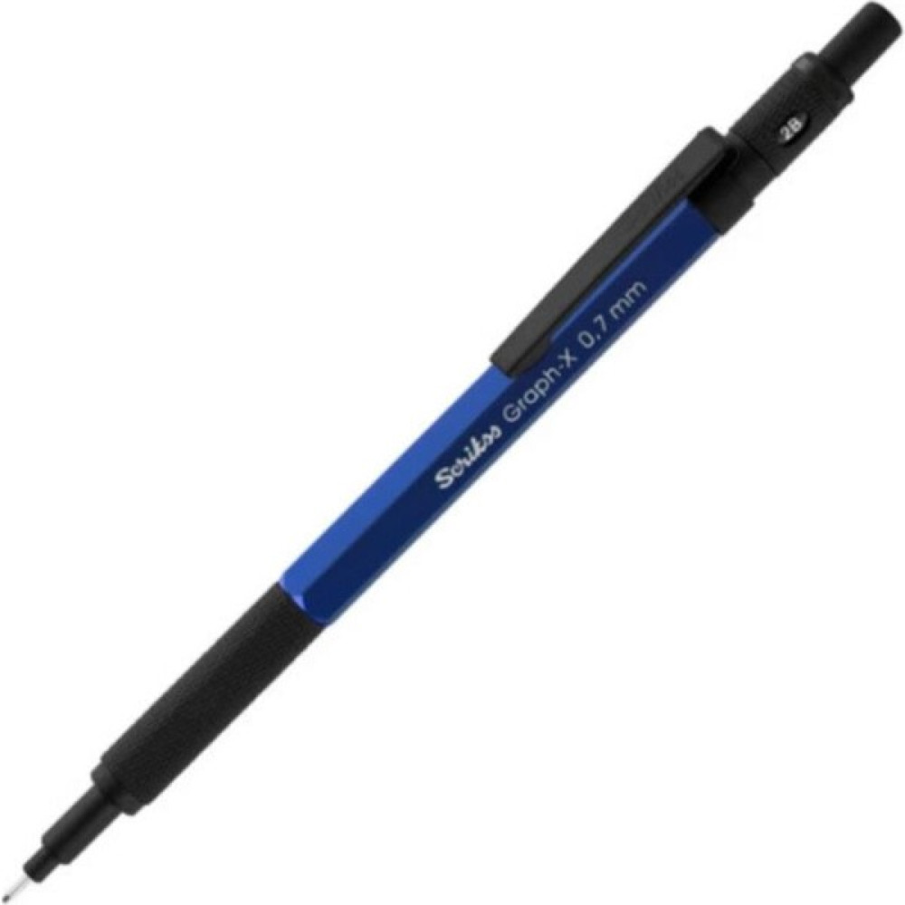 Scrikss Graph-X Metal Versatil Kalem 0.7 Mavi Mekanik Kurşun (Versatil) Kalem Fiyatı