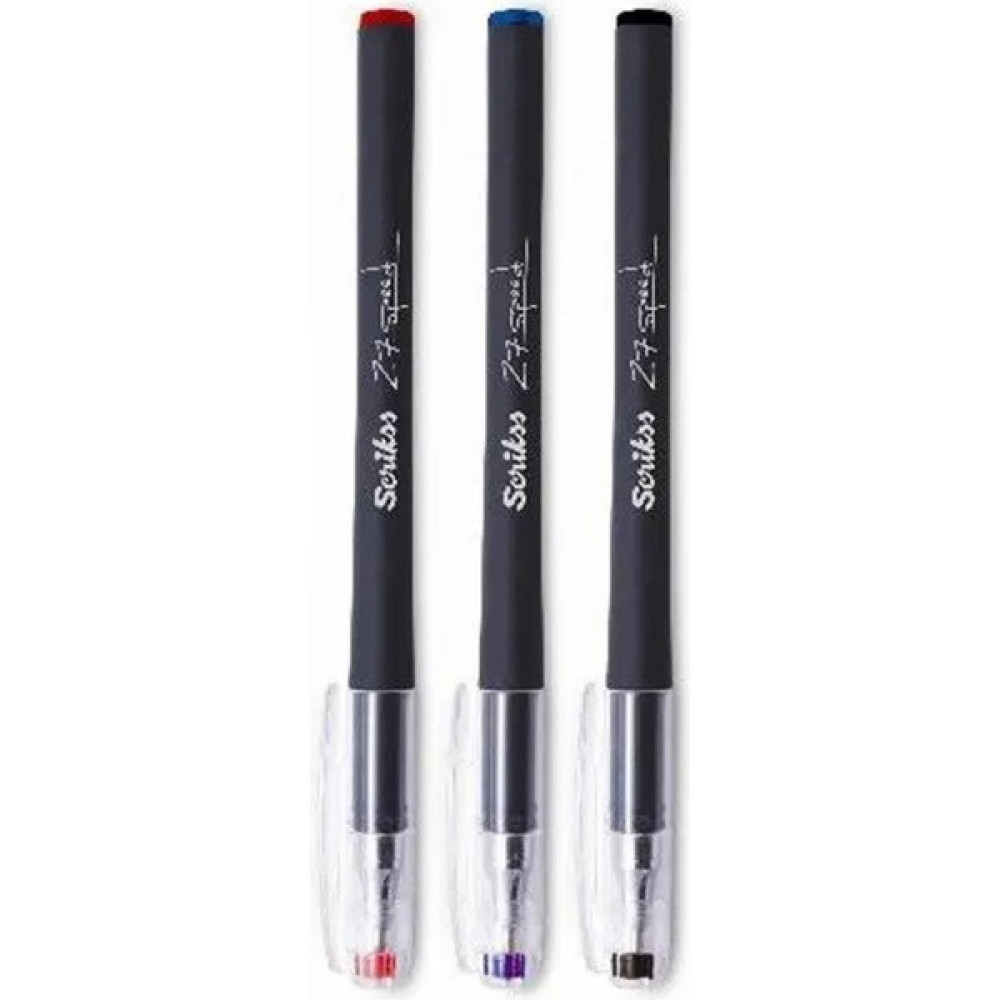 Scrikss Speed Gel Tükenmez Kalem 0.7 3 Lü Set Siyah Mavi Kırmızı Tükenmez Kalem Fiyatı