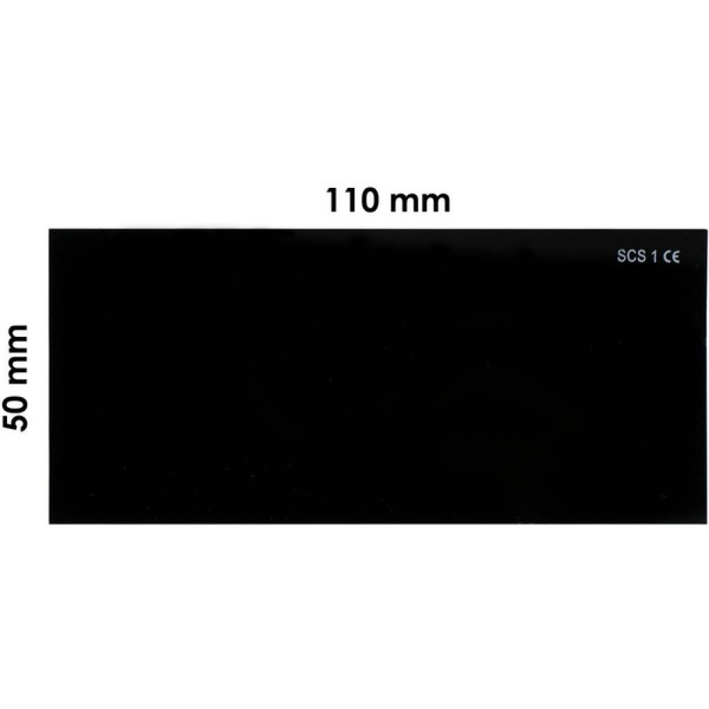 Scs Svar Kaynak Maske Camı Siyah 110 x 50 No:10 (Athermal Muadili) Kaynak Makineleri Fiyatı