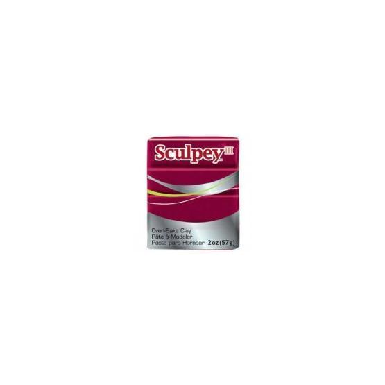 Sculpey III 1140 Deep Red Pearl Polimer Kil