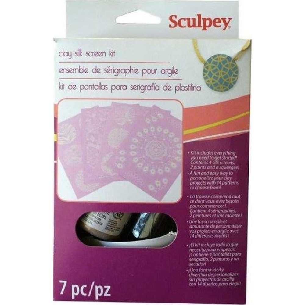 Sculpey Iıı Polimer Kil Serigrafi Seti Desen Baskı Seti Yardımcı Malzeme Fiyatı