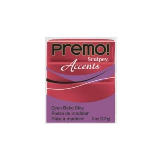 Sculpey Premo Accents 5051 Red Glitter Efektli Polimer Kil